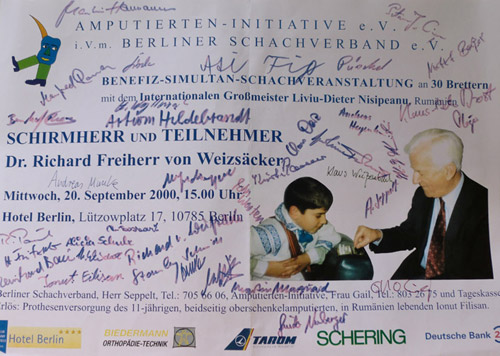 Dr. Richard Freiherr von Weizsäcker, Bundespräsident a.D.