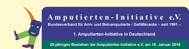 Newsletter der Amputierten-Initiative e.V. - Sollte diese eMail nicht korrekt dargestellt werden, klicken Sie bitte hier.