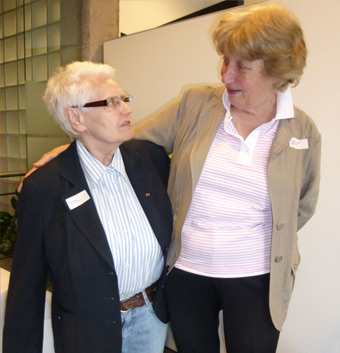 Foto: Dagmar Gail und Professor Barbara John