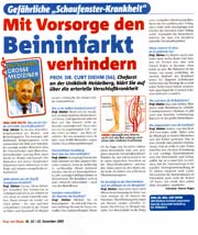 Beininfarkt verhindern 