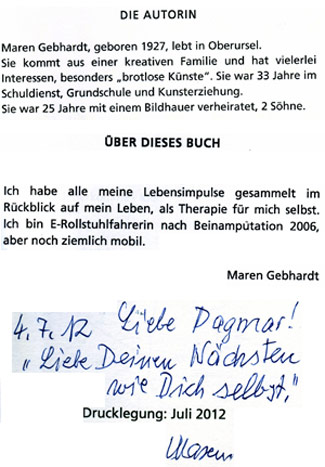 Maren Gebhardt - Nachhilfestunden