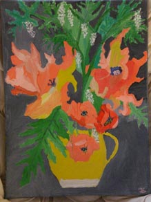 Malerin Jutta Grumblat 